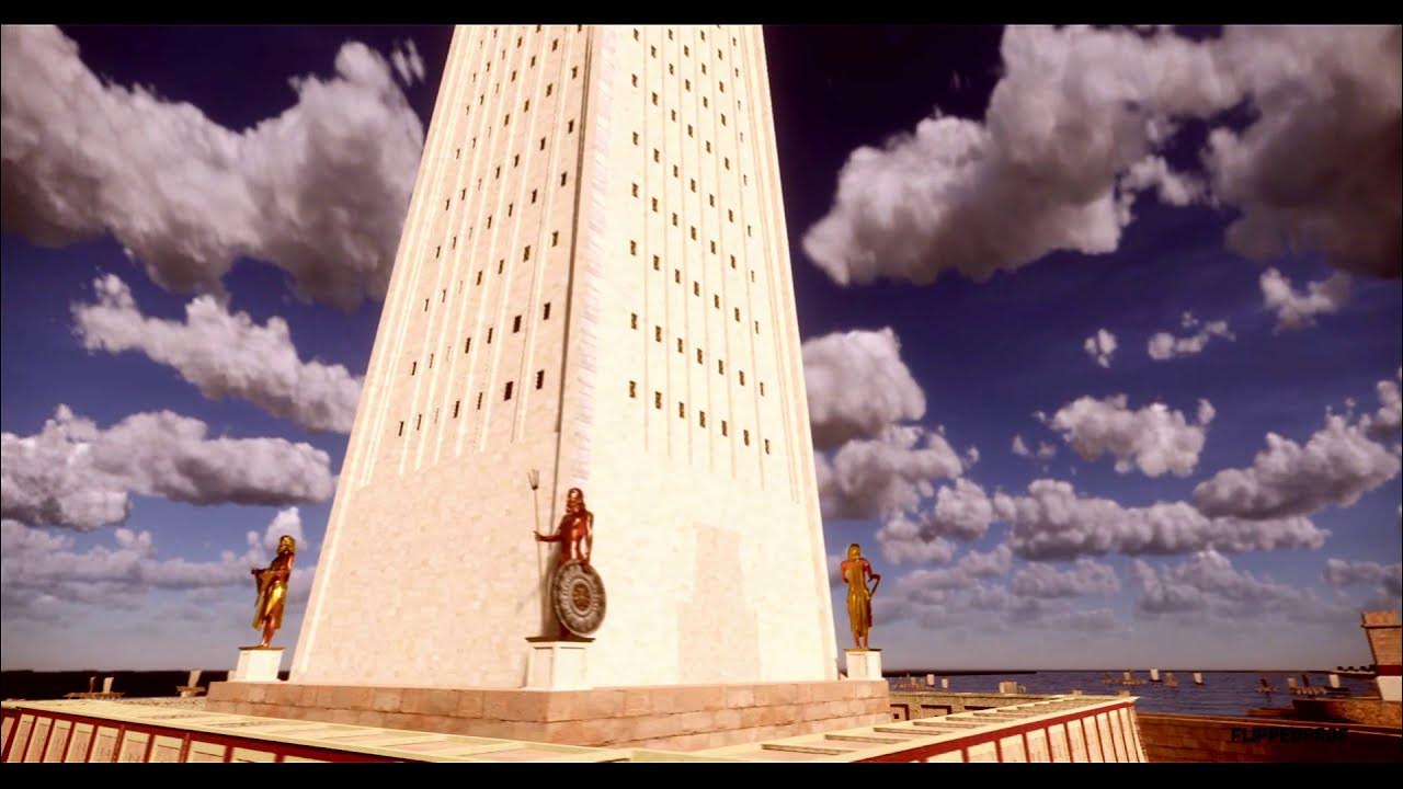 Alessandria e il Faro 3d Alexandria of Egypt the Great Lighthouse 3d
