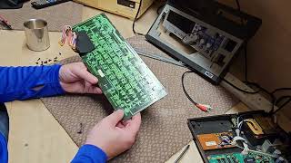 Toshiba HX 10 MSX initial test, fix and game play