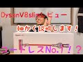 [Dyson V8slimレビュー] 悩みに悩んで購入したコードレスNo.1掃除機！？