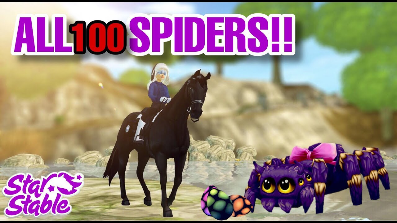 ALL 100!! Spiders!🕷 Star stable Online YouTube