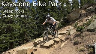 The GNARLIEST Bike Park in Colorado - KEYSTONE BIKE PARK