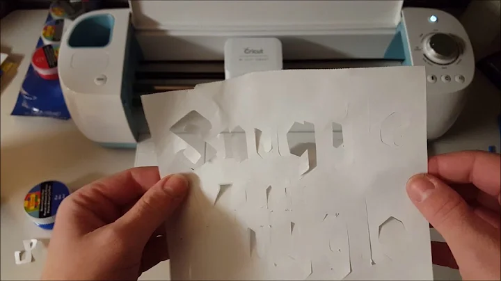 Using your Cricut to create a stencil for the free...