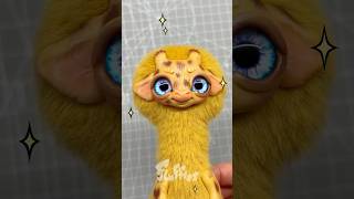 Крошка жирафик желает вам отличного дня🦒💛☀️ #флаффис #fluffies #рукоделие #arttoys #handmade
