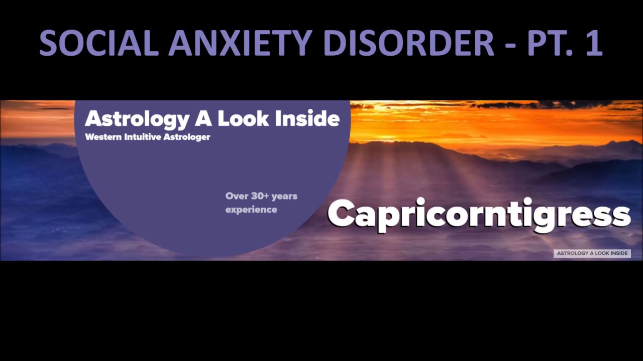 Social Anxiety Disorder - Pt 1