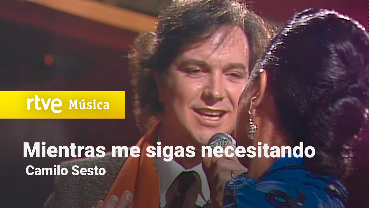 Camilo Sesto – “Mientras me sigas necesitando” (Estudio abierto: Homenaje a Lola Flores – 1985) HD