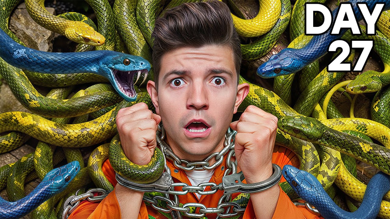 $10,000 Every Day You Survive! Escape Prison, Sit in Snakes & Outlast the Most Dangerous Challenges