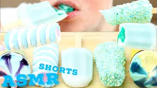 АСМР ЕДА ГОЛУБОЕ МОРОЖЕНОЕ ИТИНГ | EVA ASMR💙 #shorts #асмр #итинг