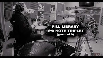 Ignazio Di Fresco  Drum Lesson//16th note triplet fill (group of 9)