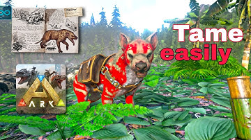 How To Tame Hyaenodon Ark Ultimate Mobile Edition