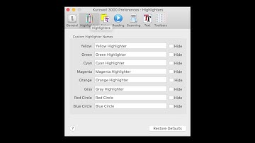 Editing General Preferences in Kurzweil 3000 for Mac Users