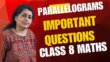 Tips and tricks from parallelograms |class 8 maths | R S Agarwal | |understanding quadrilaterals