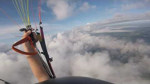 Paramotor above the clouds! 2020