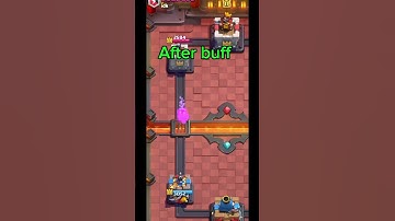 Dart goblin before vs after buff #clashroyale #dartgoblin #beforeandafter