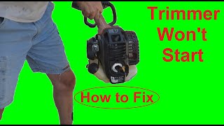 4 Cycle Trimmer Won't Start - What to Look for & How to FIX (Diagnose, Repair & Tune-up)