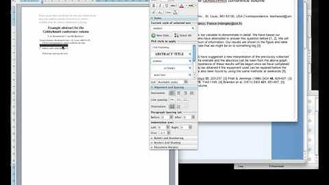 Preparing an abstract for Goldschmidt 2010