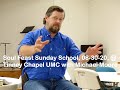 Soul Feast Sunday School, 08 30 20, @ Tinney Chapel with Pastor Michael Moore