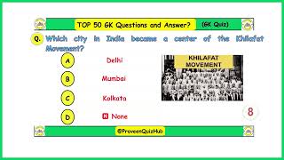 MCQ Quiz On Khilafat Movement | Question and Answers | GK Quiz #gkquiz #upsc #ssc #mcq #quiz #ncert screenshot 4
