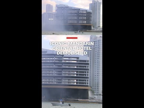 Iconic Mandarin Oriental Hotel demolished