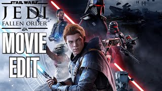 Star Wars Jedi Fallen Order Game Movie Edit - All Cutscenes And Boss Fights - PC 1080P 60fps