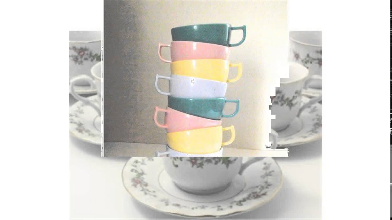plastic tea cups and saucers YouTube