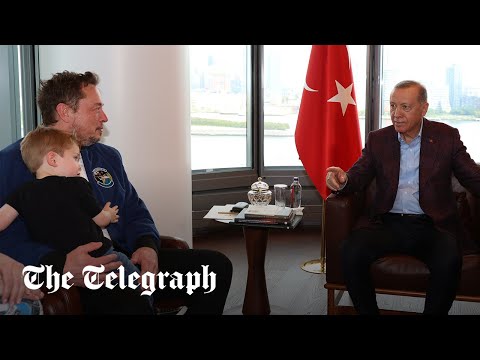 Elon Musk takes son Lil X to meet Tayyip Erdogan