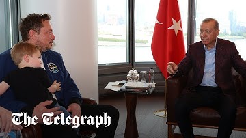 Elon Musk takes son Lil X to meet Tayyip Erdogan