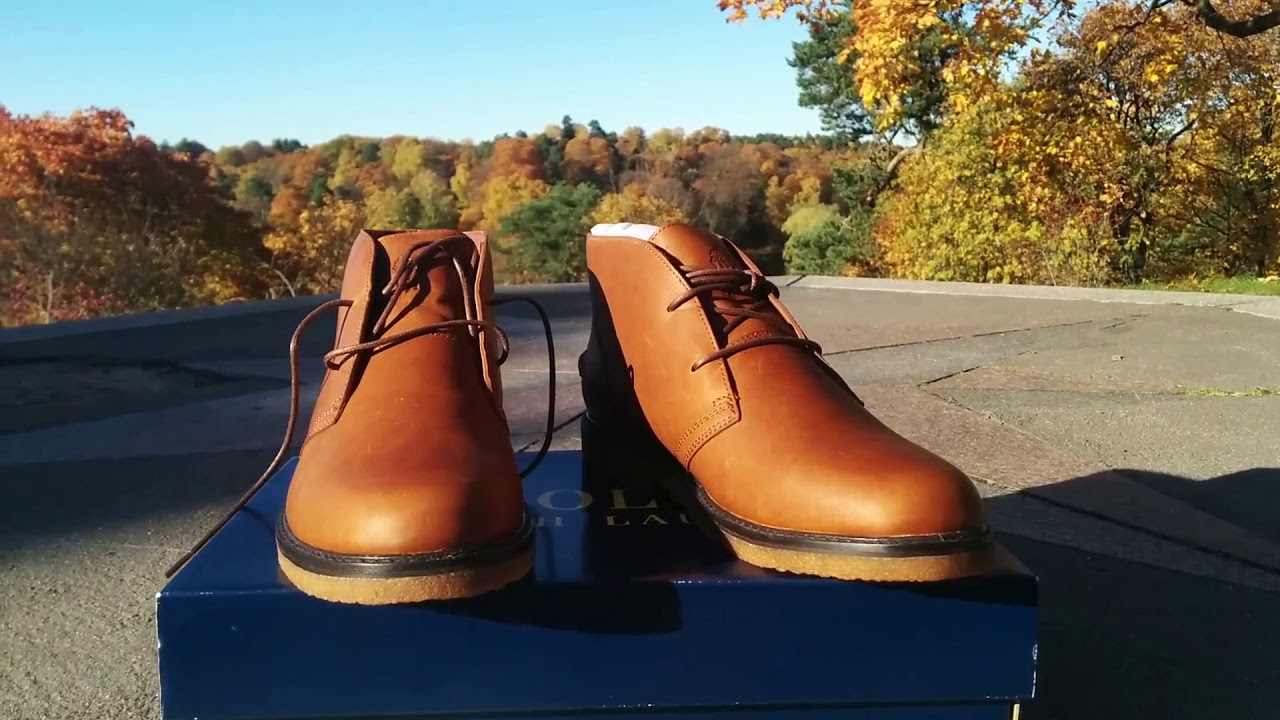 ralph lauren tan boots