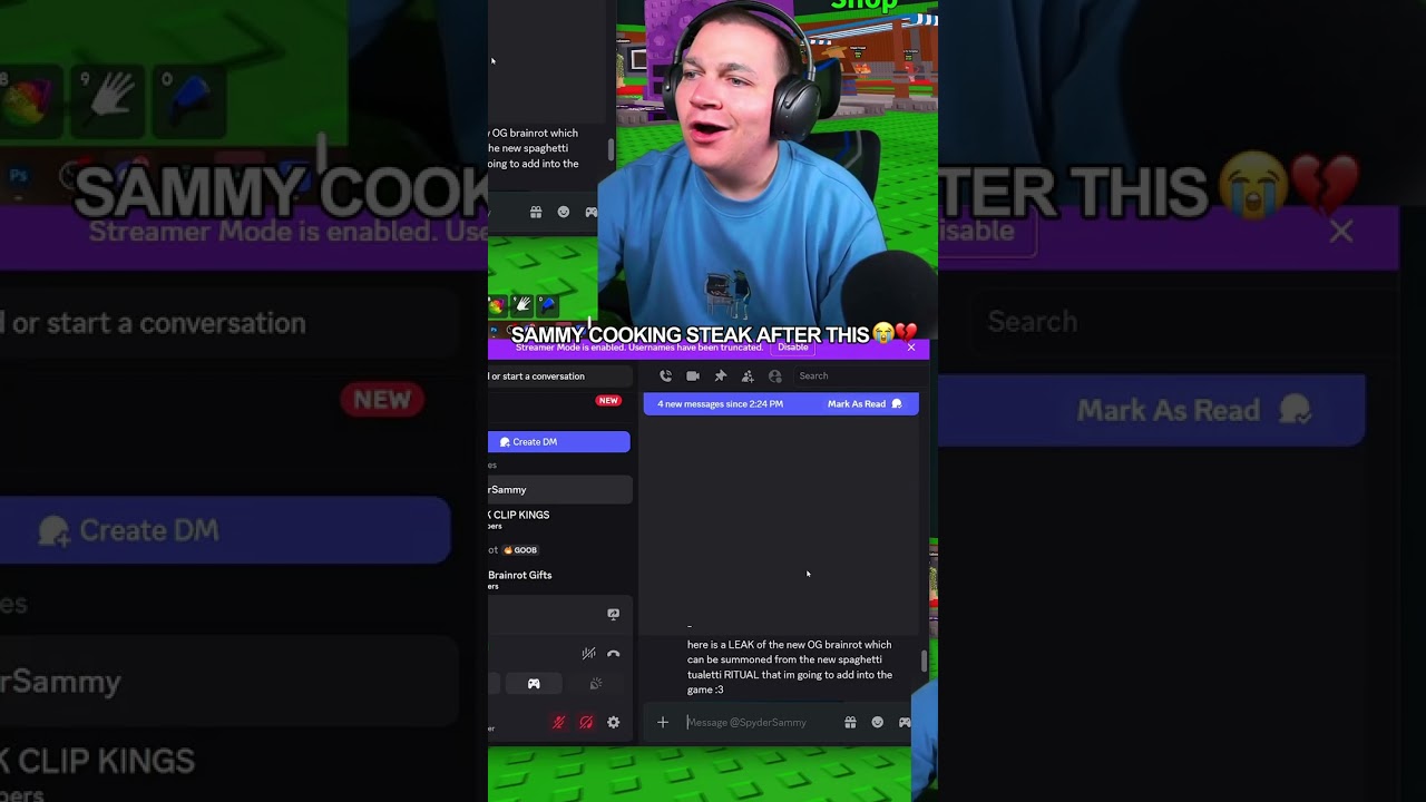 Братан слил сообщение Сэмми 💀