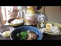 カレーラーメンとご飯 いろんなトッピング【食べる音】