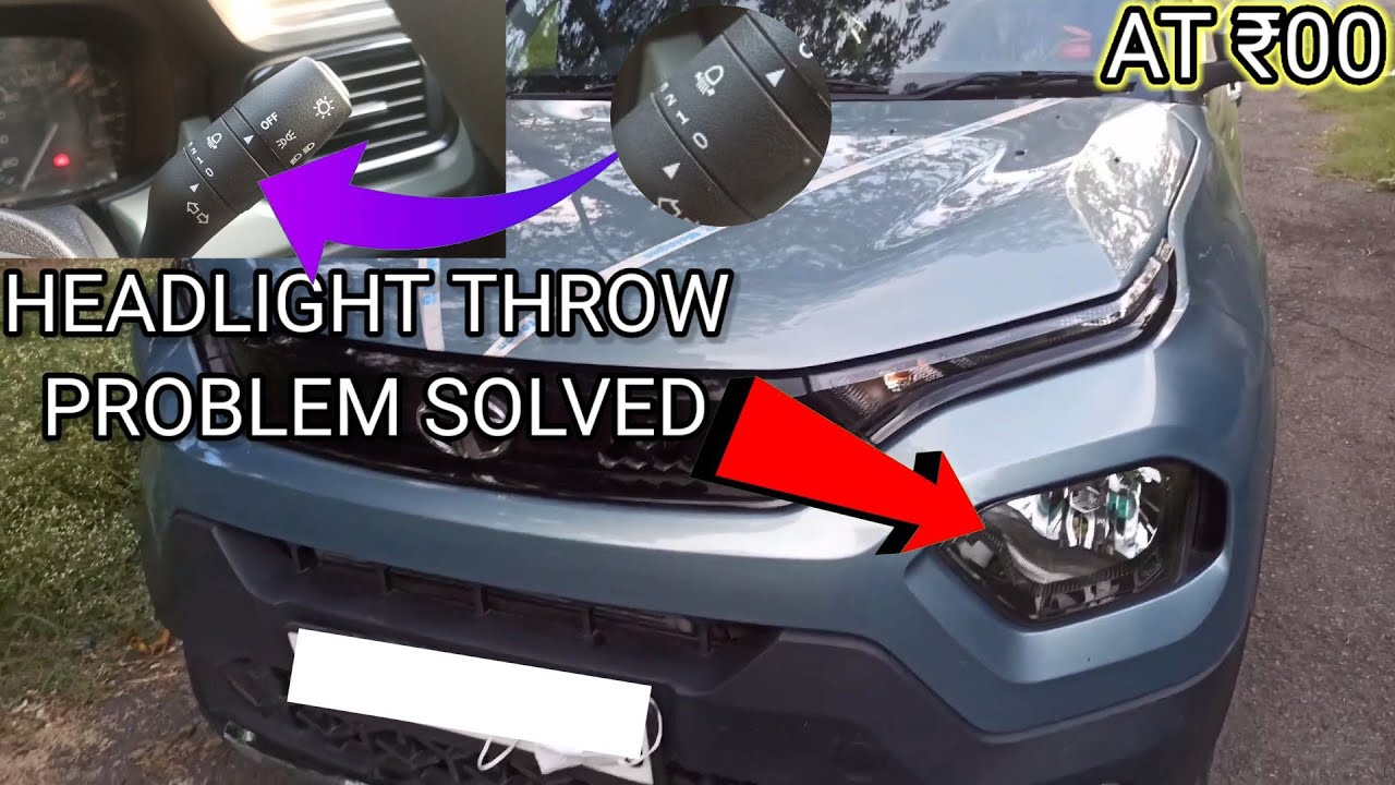 TATA PUNCH HEADLIGHT ISSUE SOLVED // headlight tata punch YouTube