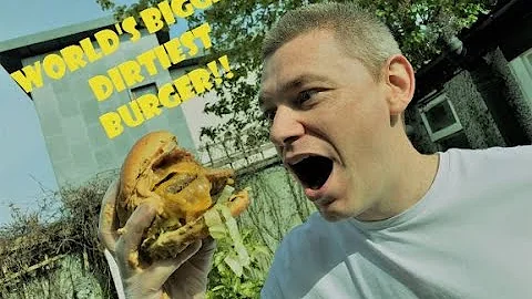 BIGGEST DIRTIEST BURGER I HAVE EVER EATEN!! | John...