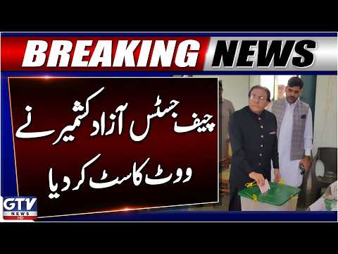 Azad Kashmir Elections 2026 Latest Updates | Chief Justice Of AJK Casts Vote | GTV News