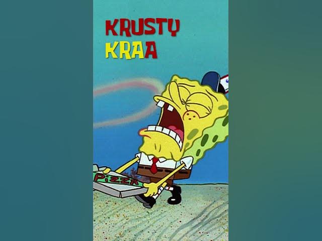 the krusty krab pizza song 🍕 #shorts