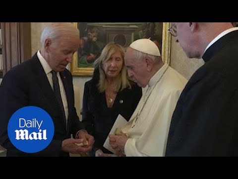 Joe Biden calls the Pope 'most significant warrior for peace I've ever met'