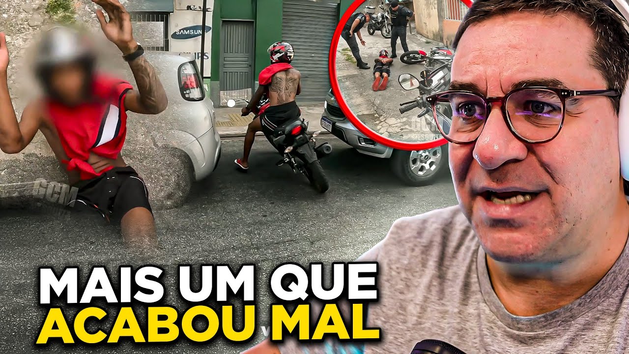 TENTOU O PINOTE MAS FICOU SEM SAÍDA | RIC REAGE a GCM MESQUITA