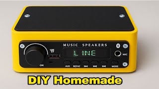 Diy Powerful Class D Mini Bluetooth Car Bass Amplifier 12V Homemade