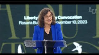 Dr Rosaria Butterfield at Liberty University’s 2023 Convocation #Conversion #lgbtqplus #salvation