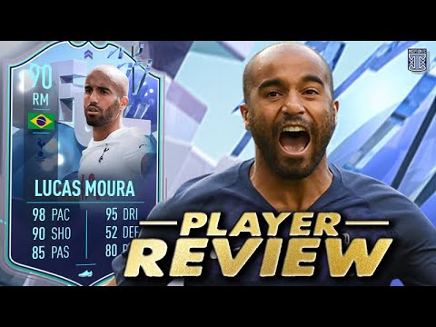 90 FANTASY LUCAS MOURA PLAYER REVIEW! FIFA 22 Ultimate Team