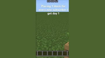 Placing 1 block for every subscriber I get #minecraft #minecraftmovie #ytshorts #minecraftshorts