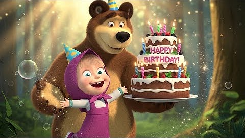  Masha and the Bear | Bear’s Birthday Celebration Song 🎉 | Happy Birthday Bear! 🐻
