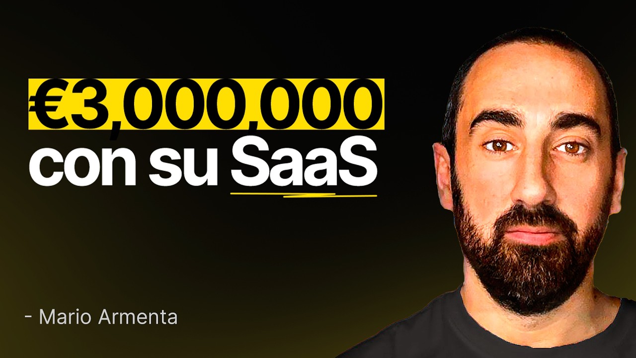 Mario Armenta — Mario Armenta: de 27K a 3M€ con su SaaS y por qué lo vendió