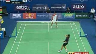 Thomas Cup 2010 Sho Sasaki Vs Simon Santoso Mens Singles Semi Final 413