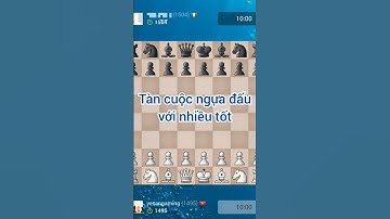 Cờ vua | Tàn cuộc ngựa đấu với nhiều tốt #chess #covua