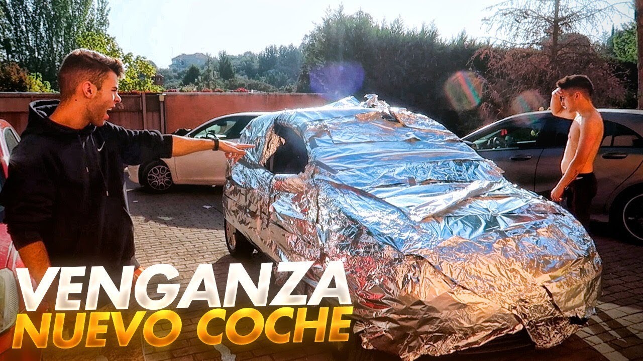 LE ENVUELVO EL NUEVO COCHE A TARIFA CON +1.000 METROS DE PAPEL DE ALUMINIO [Salva]
