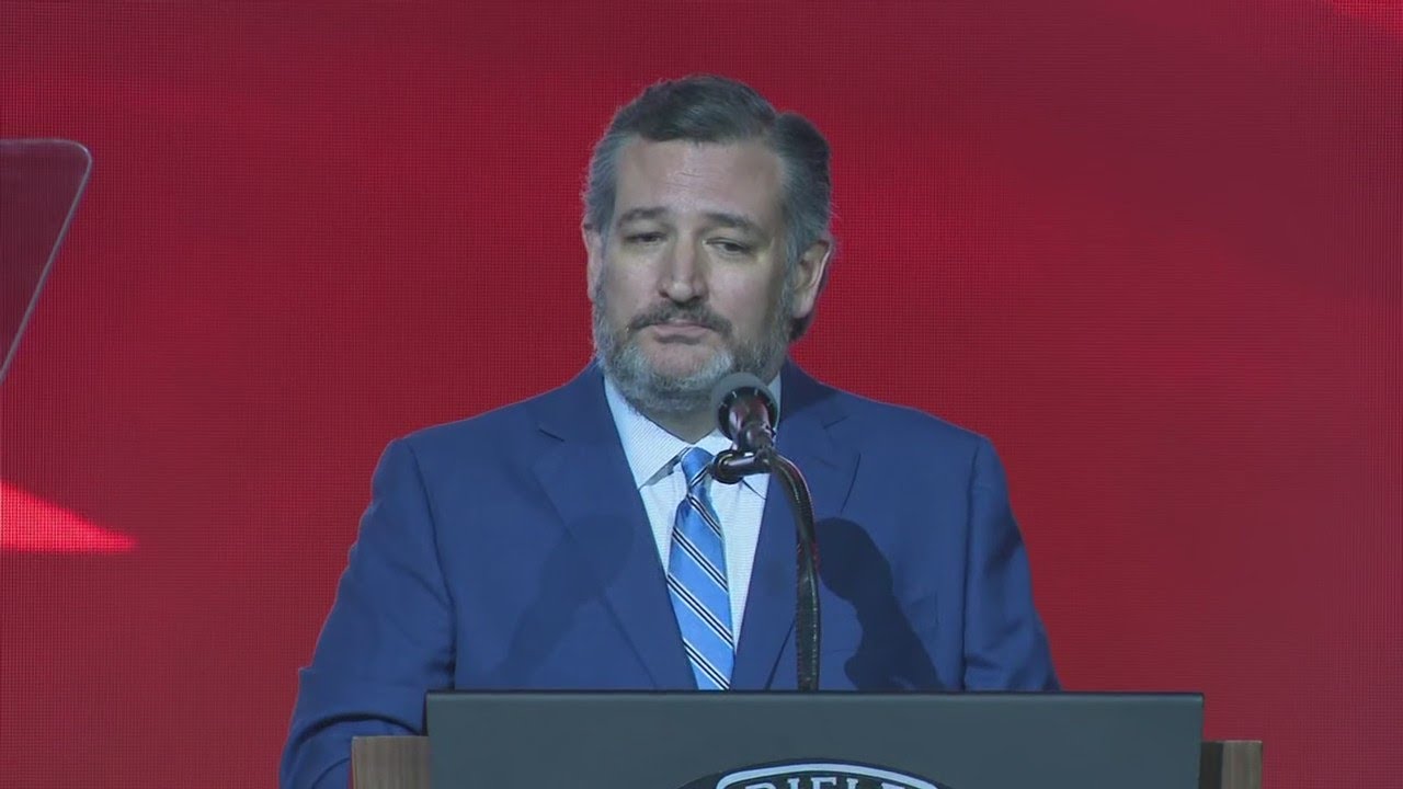 Senator Ted Cruz speaks at 2022 NRA Convention in Houston