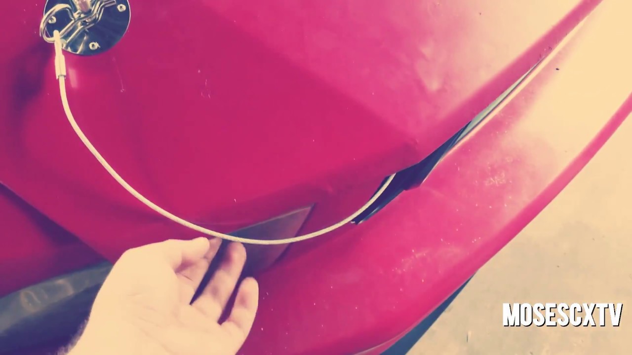 Mustang 20052009 Hood pins Installation universal YouTube