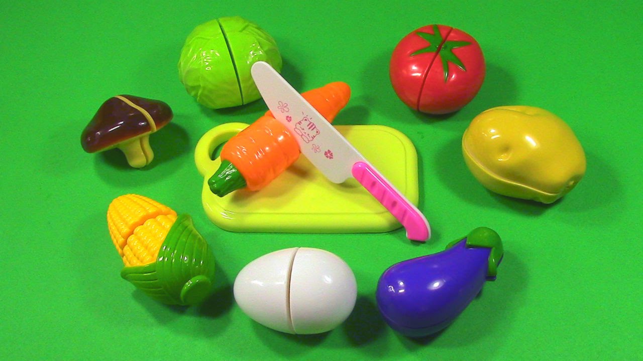 Toy Cutting Velcro Vegetables Cooking Playset YouTube