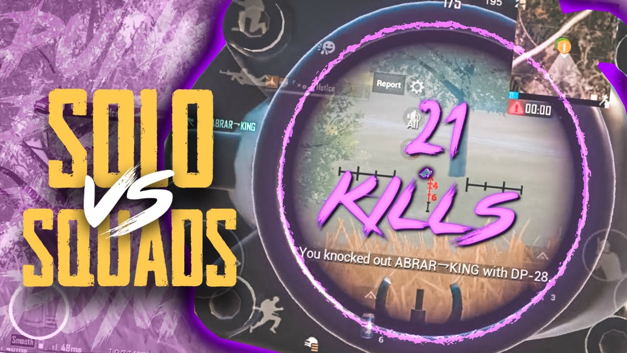 SOLO VS SQUAD GAMEPLAY | PUBG MOBILE KR | Punkk