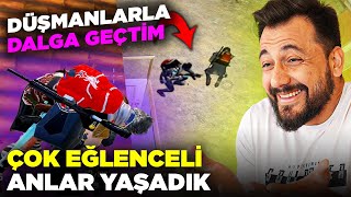 DÜŞMANLARLA DALGA GEÇTİM  ÇOK EĞLENCELİ ANLAR ORTAYA ÇIKTI / PUBG MOBILE