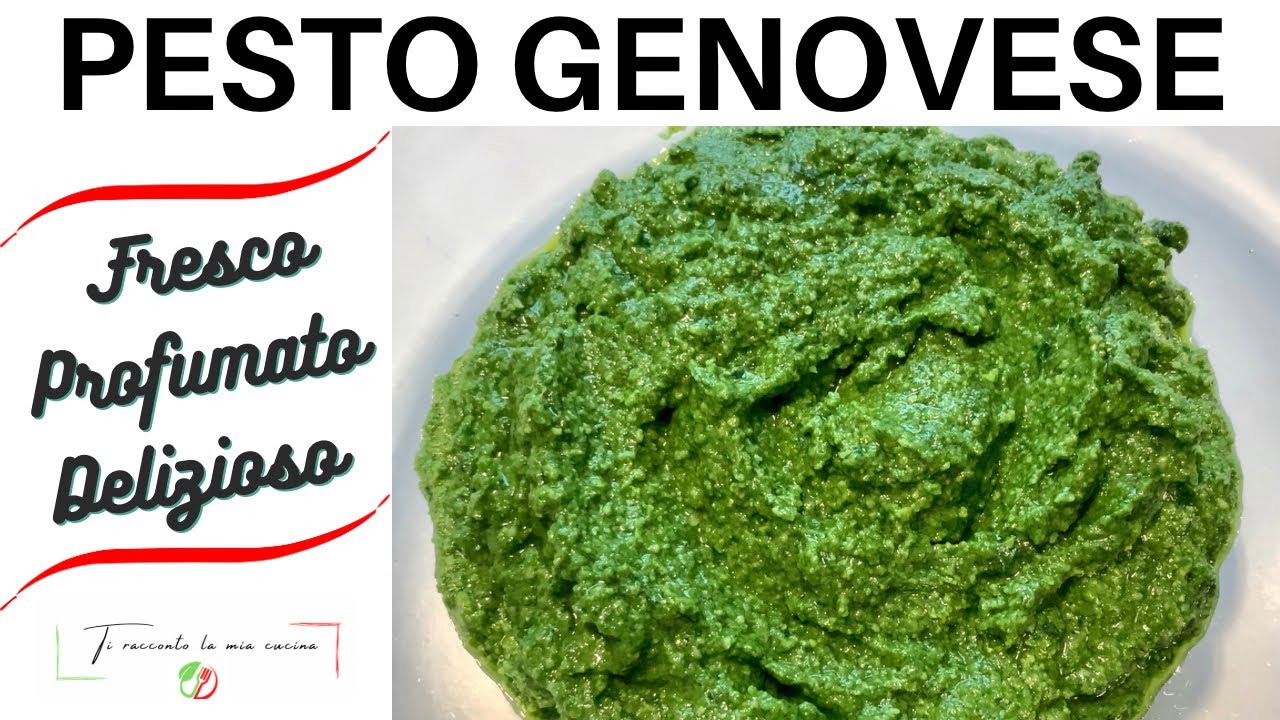 Pesto Genovese fatto in casa dalla raccolta alla produzione...fresco